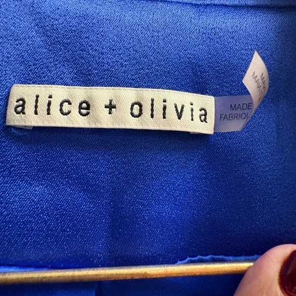 Alice + Olivia Vibrant Blue Blazer size 4 - Picture 3 of 5